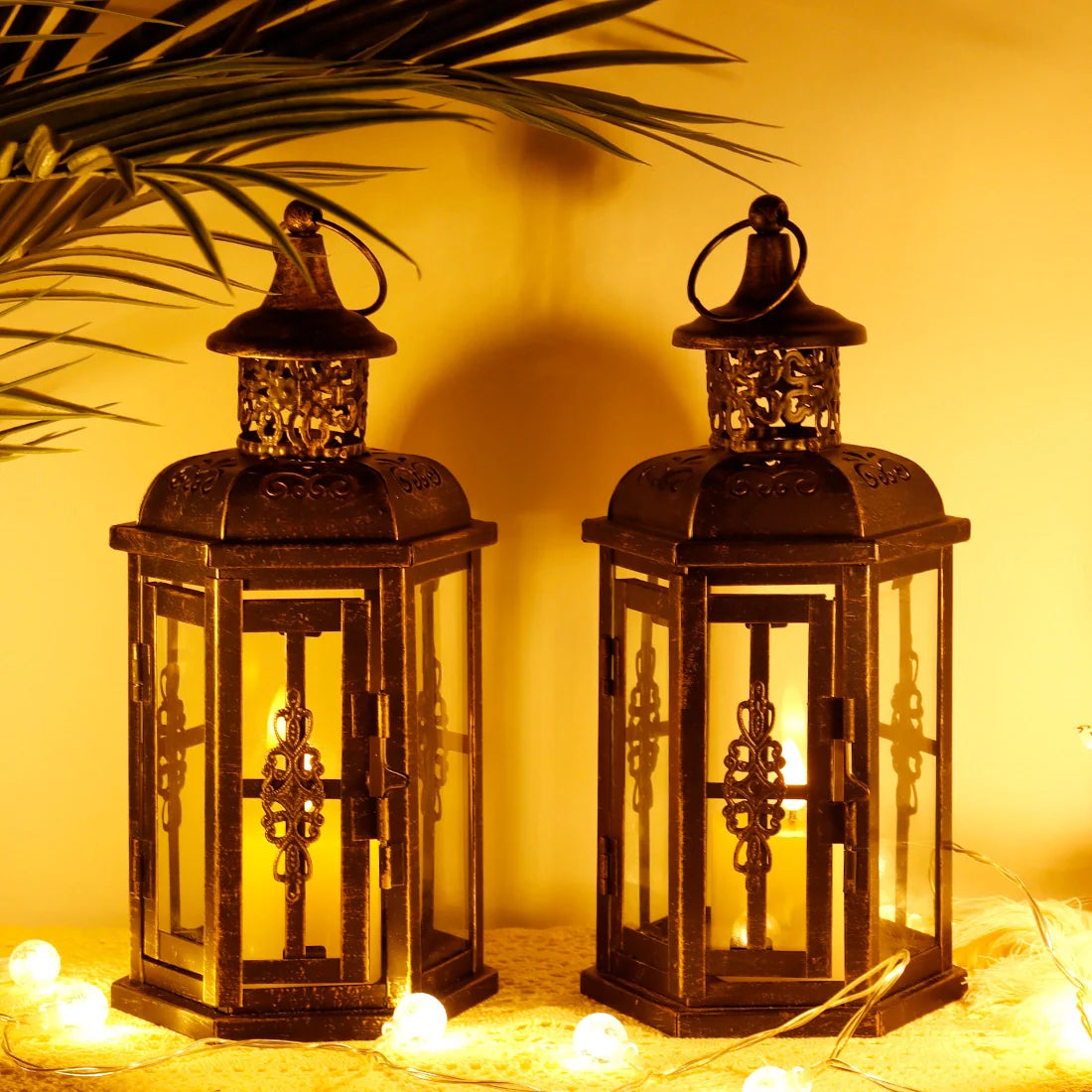10inch High Decorative Candle lantern-2