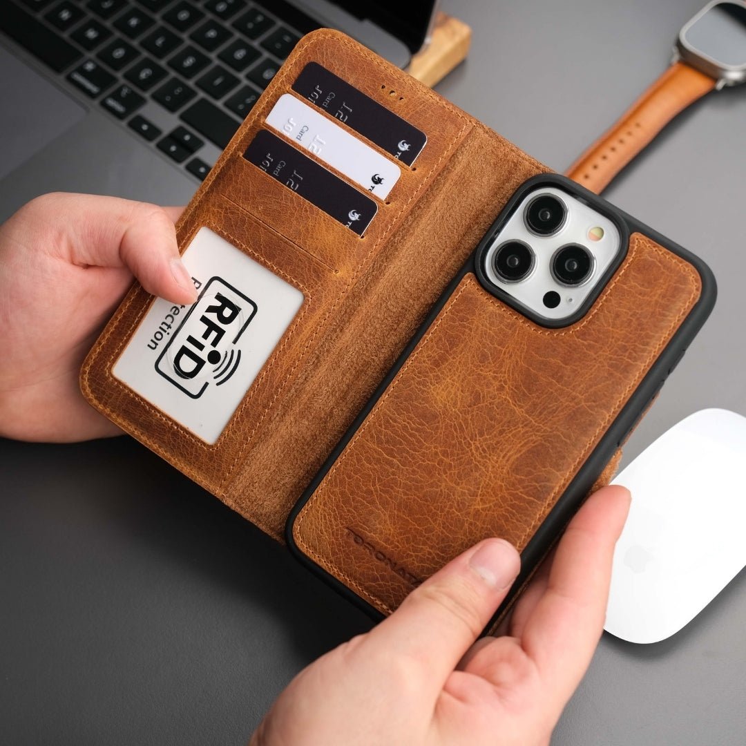 Casper iPhone 16 Pro Max Wallet Case Leather MagSafe-7