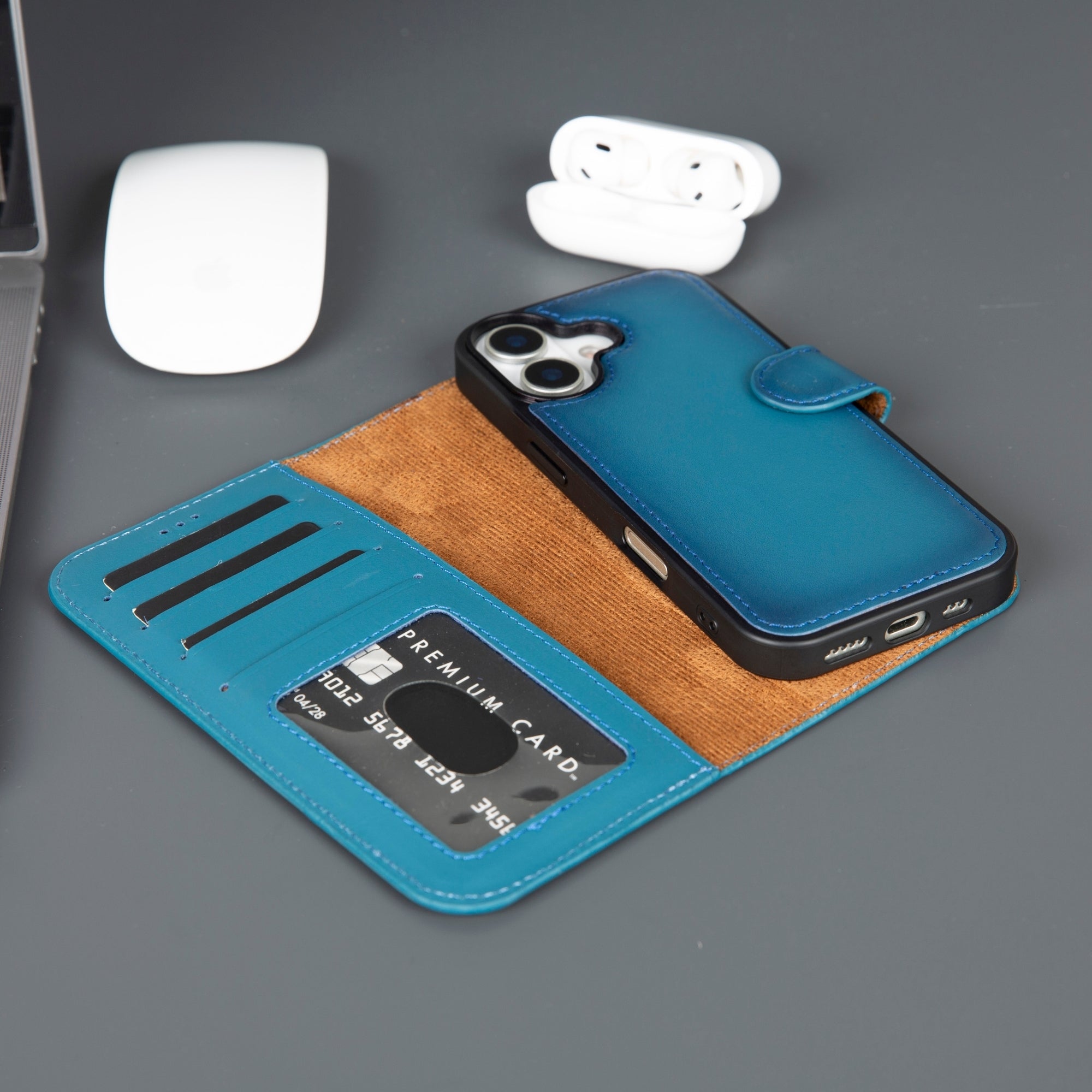 Casper iPhone 17 Leather Wallet Case – MagSafe Compatible-7