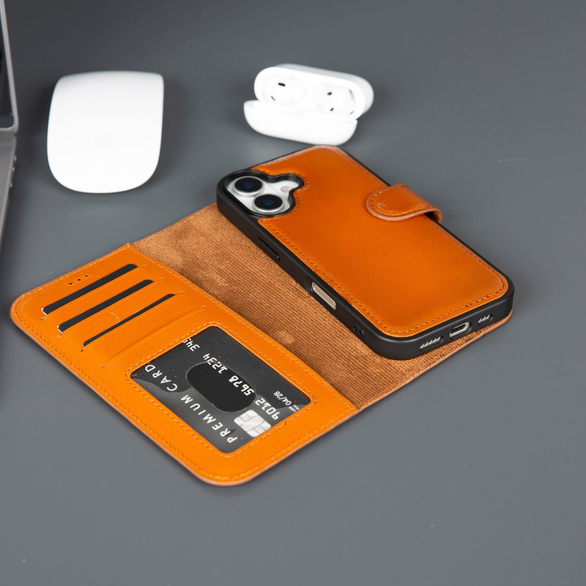 Casper iPhone 17 Leather Wallet Case – MagSafe Compatible-6