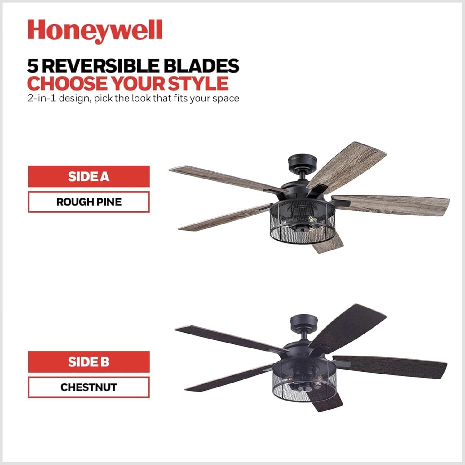 IndustrialStrength 52 Inch Ceiling Fan With LED Light-2