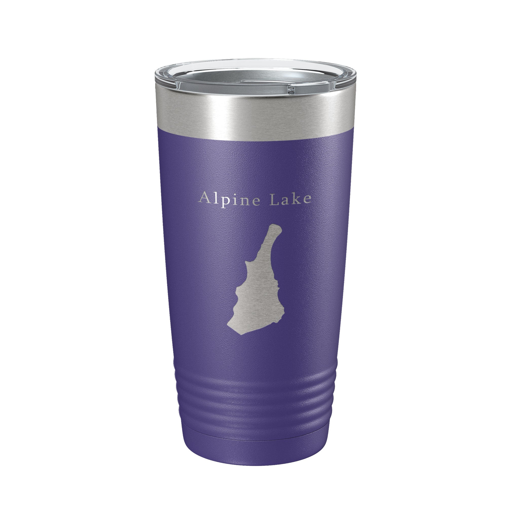 Alpine Lake Hull's Map Tumbler Travel Mug Insulated Laser Engraved Coffee Cup West Virginia 20 oz-15