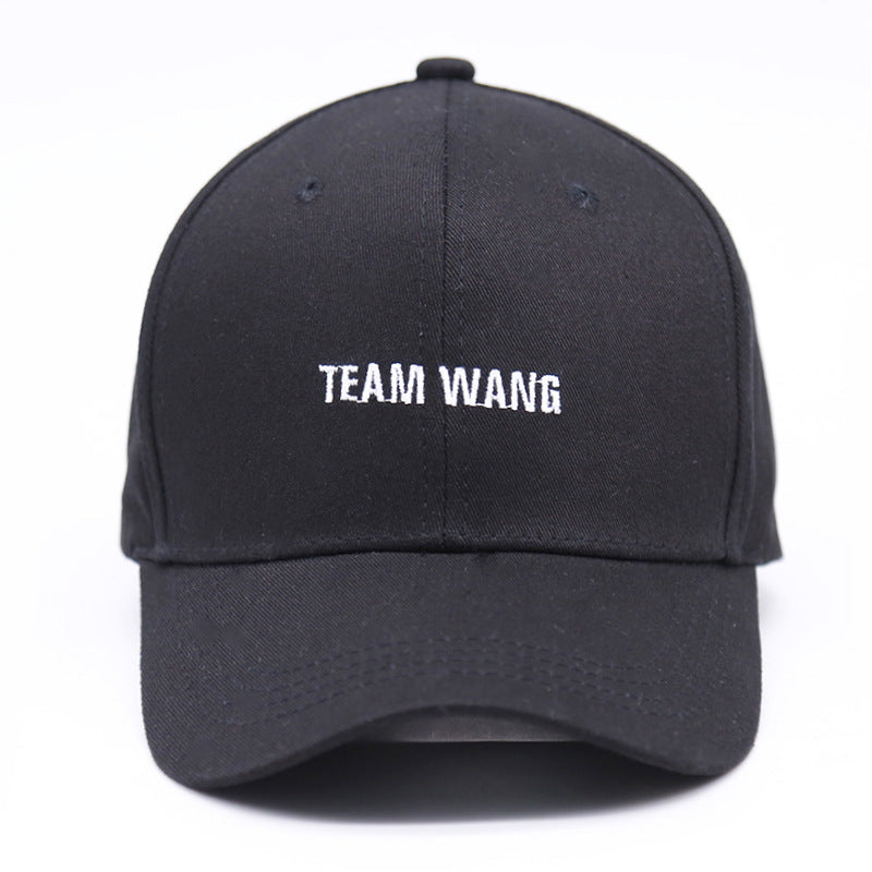 TEAM Hat, Baseball Cap, Embroidered Duckbill Cap