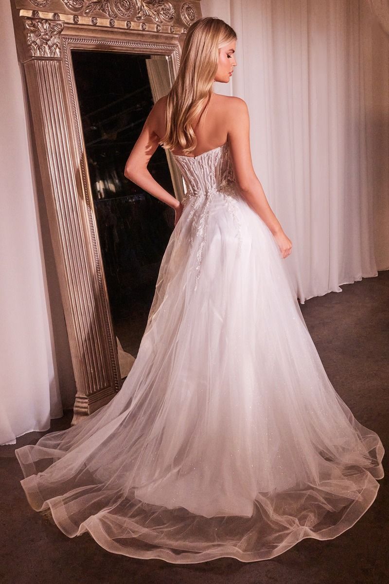 Strapless Bridal Ball Gown-1