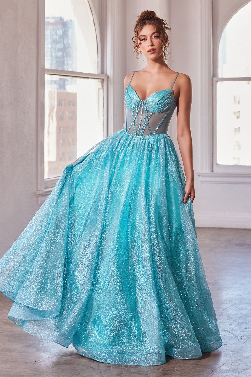 Glittered Ball Gown-0