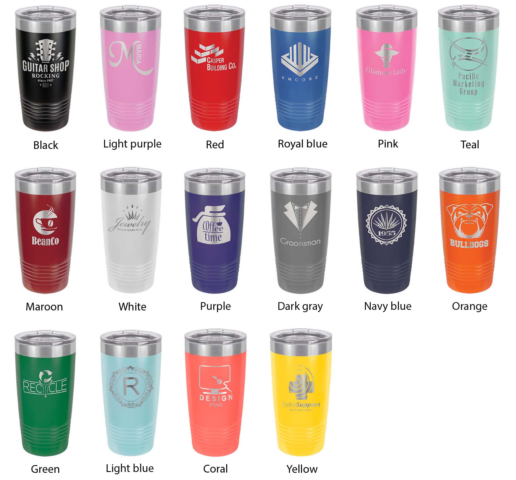 Lake Lucille Map Tumbler Travel Mug Insulated Laser Engraved Coffee Cup Alaska 20 oz-3