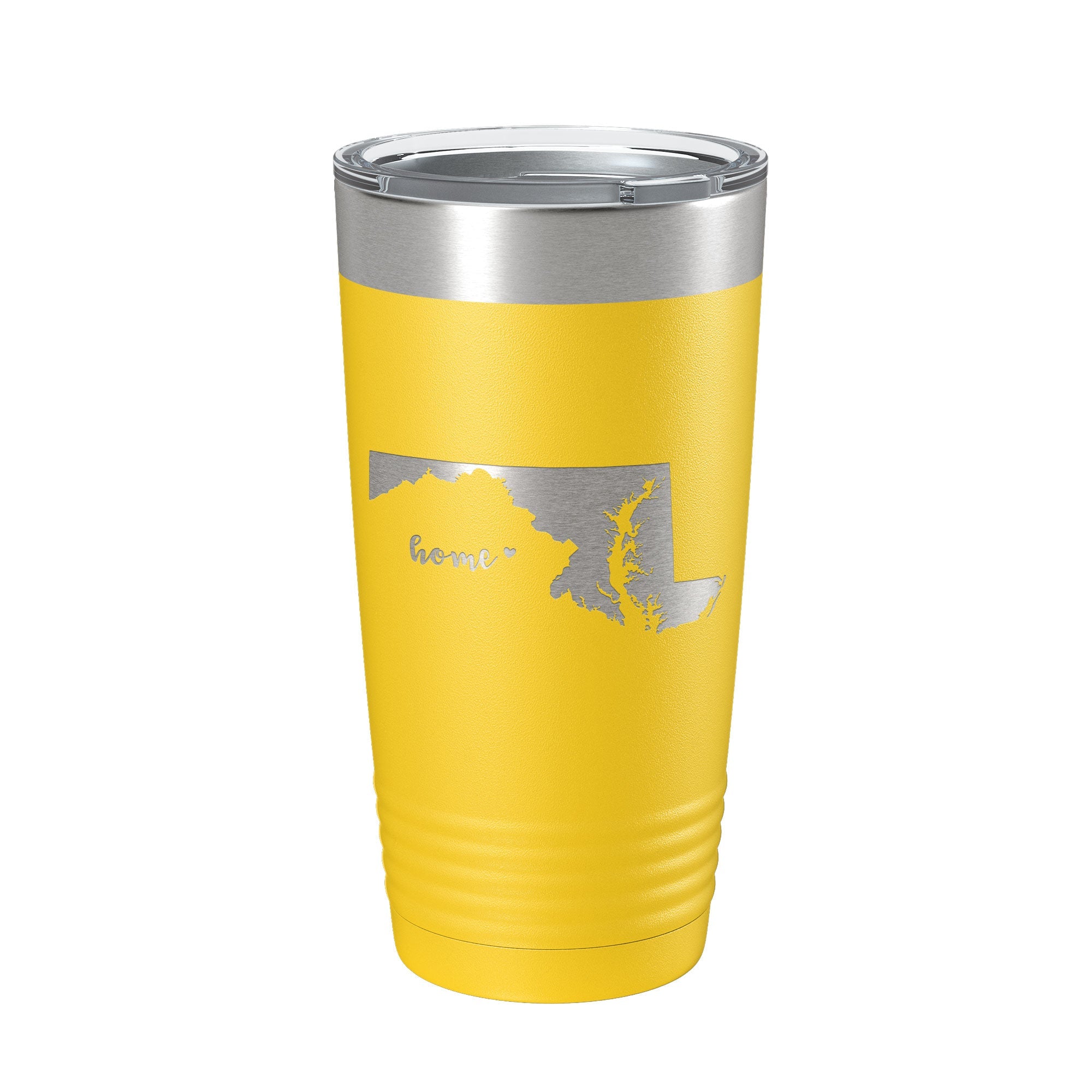 Maryland Tumbler Home State Travel Mug Insulated Laser Engraved Map Coffee Cup 20 oz-19