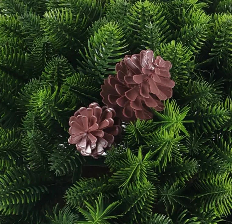 Cedar Pine Cone Artificial Hanging Basket 18in – UV Resistant-2
