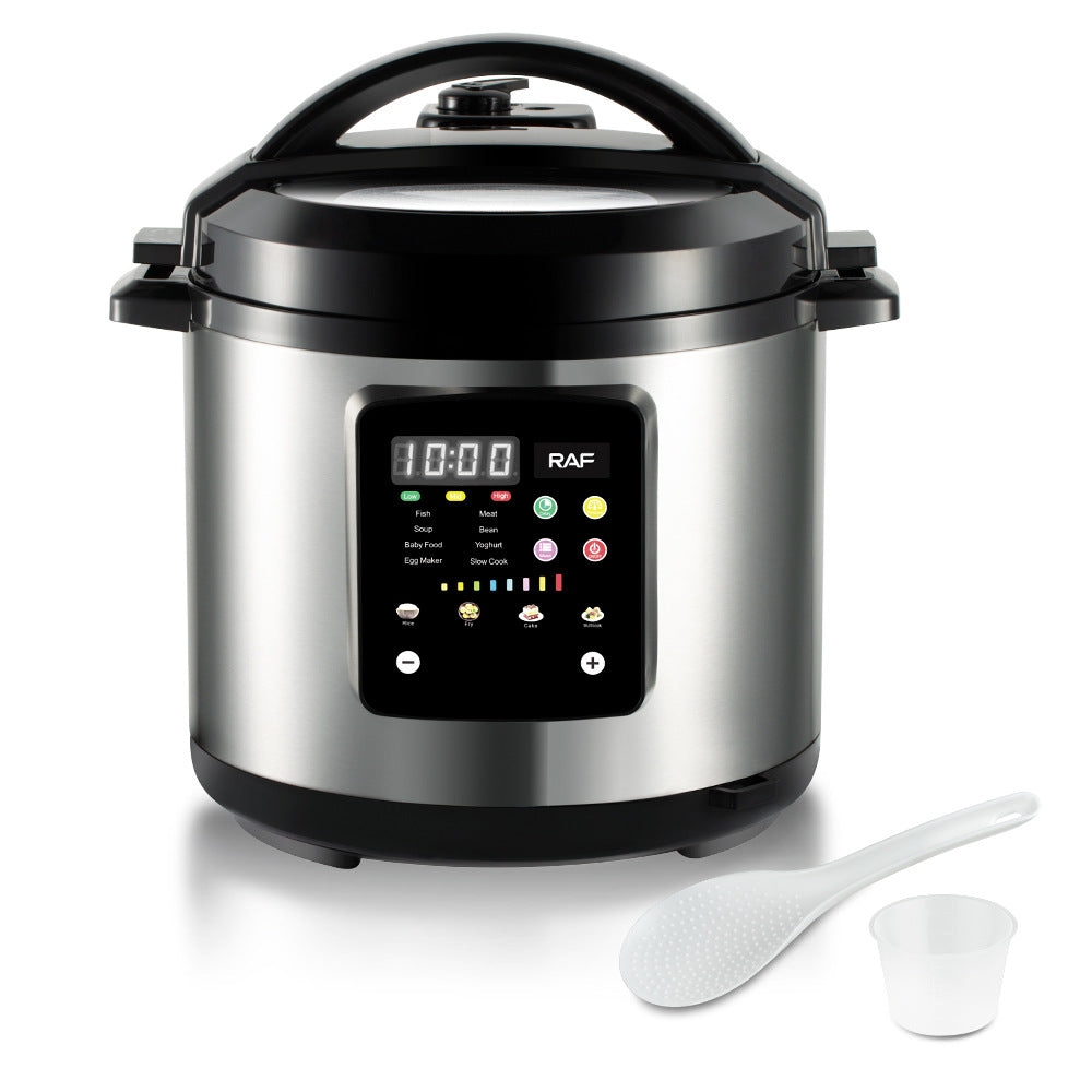 6L Electric Pressure Cooker with Non-Stick Function