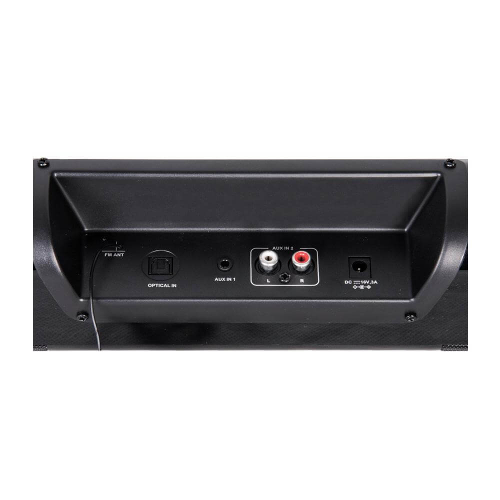 Supersonic 37" Premium Optical Bluetooth SoundBar System with Voice Control-3