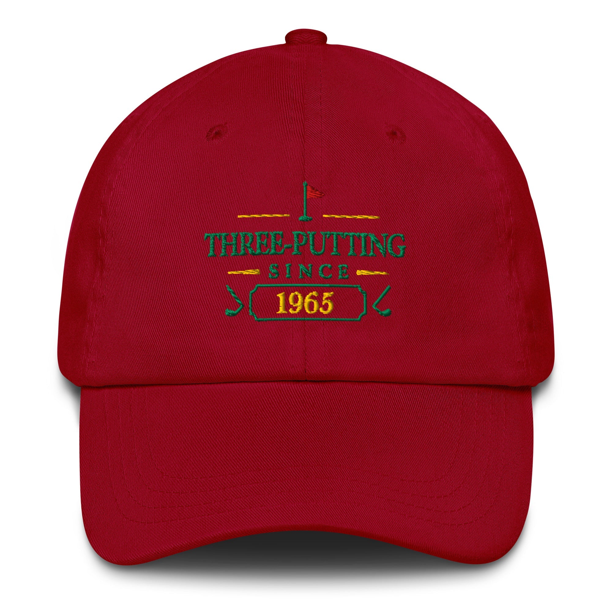 Three-Putting Since "Year" - Custom Dad hat-7