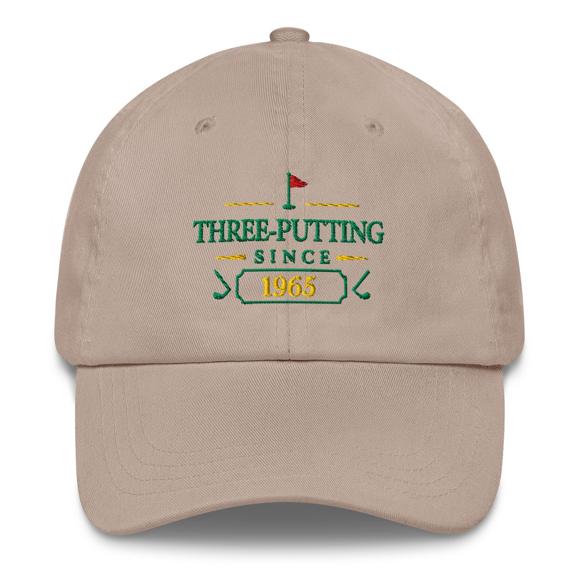 Three-Putting Since "Year" - Custom Dad hat-9