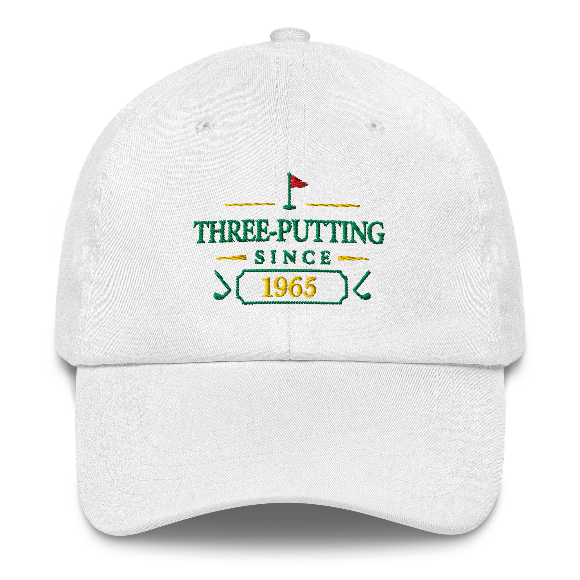 Three-Putting Since "Year" - Custom Dad hat-0