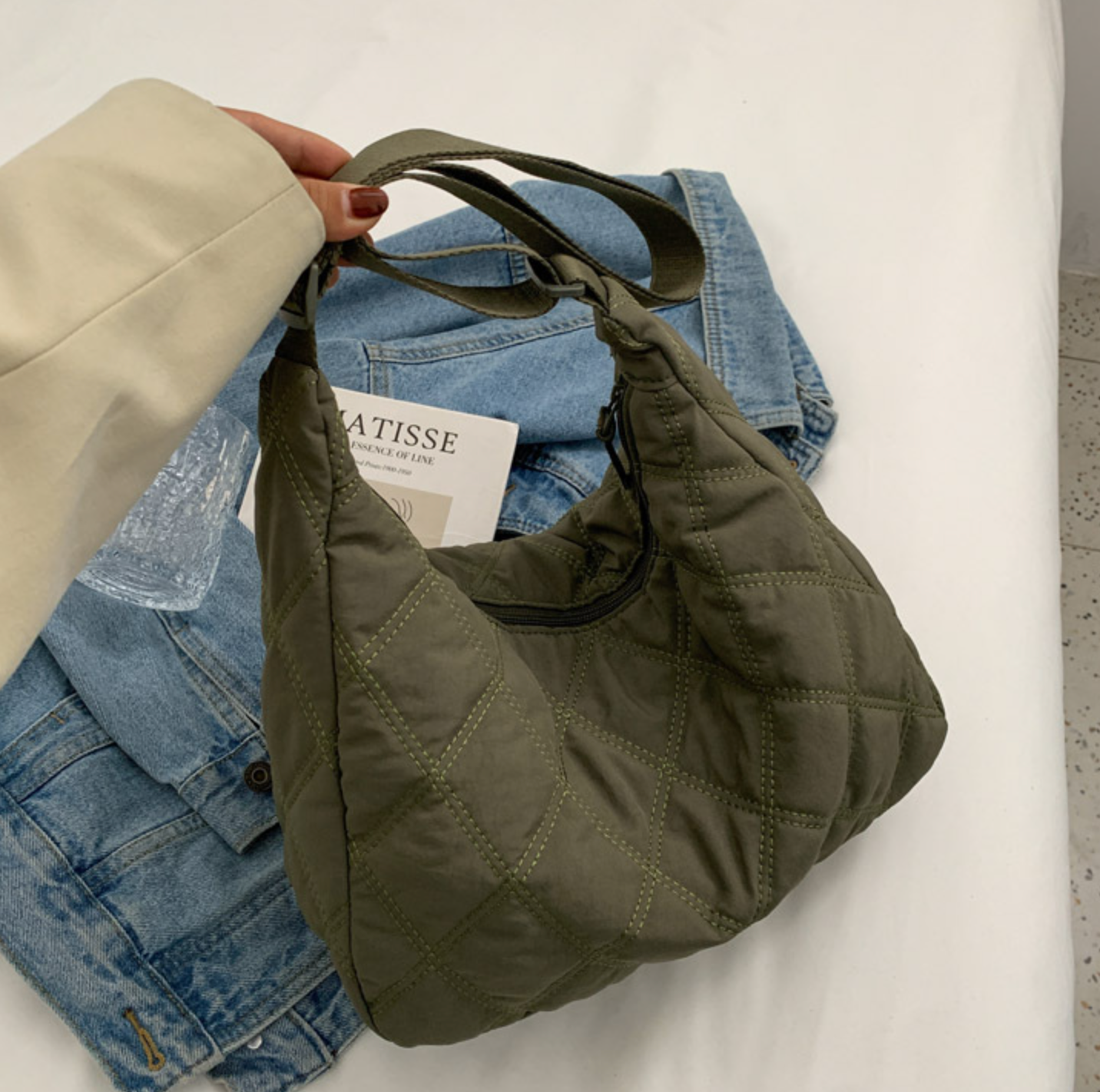 Millie Quilted Shoulder Bag-1