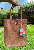 Spring Straw Shopping Bag-0