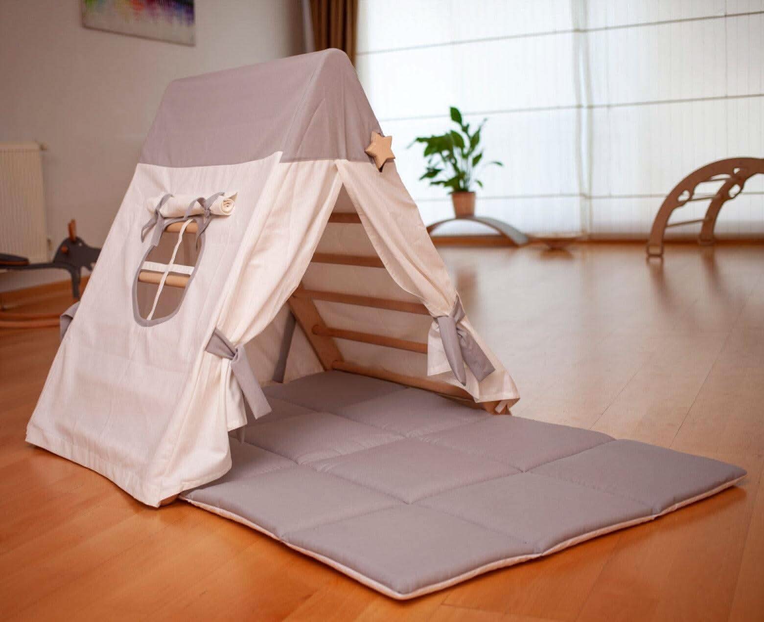 Climbing Triangle with Tent Cover, Mat, Ramp-2