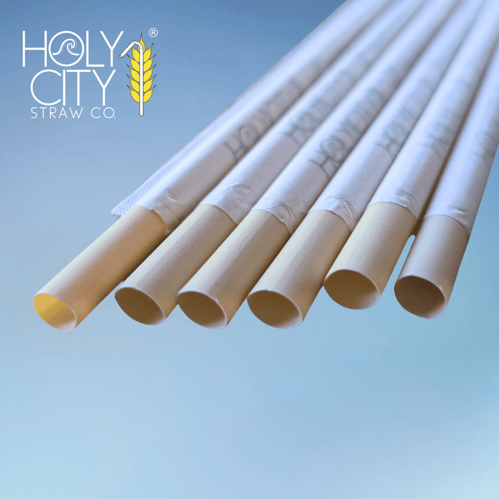 7.9" Wrapped Bamboo Fiber Straw | 6mm-1