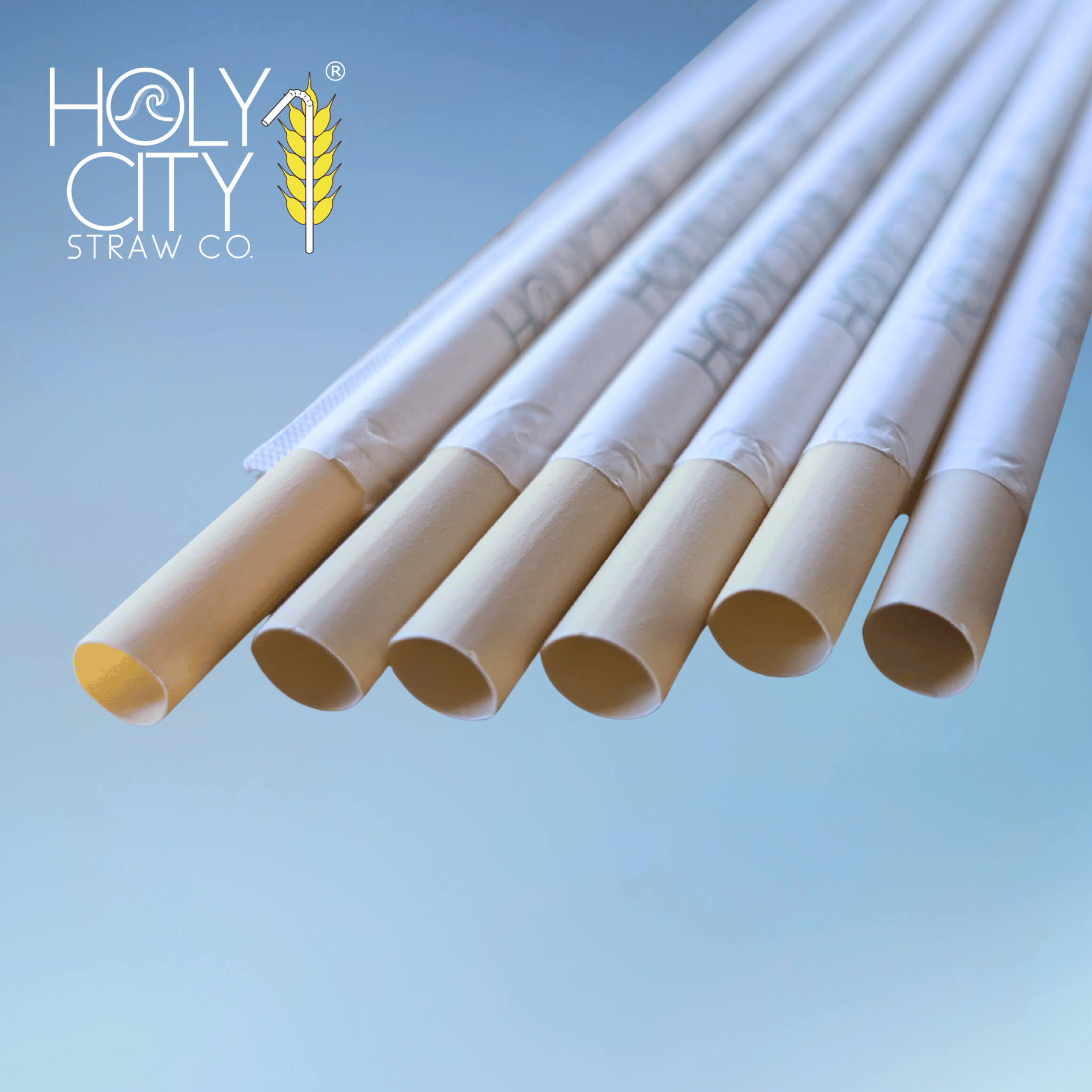 7.9" Wrapped Bamboo Fiber Straw | 6mm-1