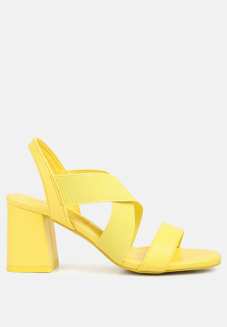 Comfortable Straps Block Heel Sandals-6
