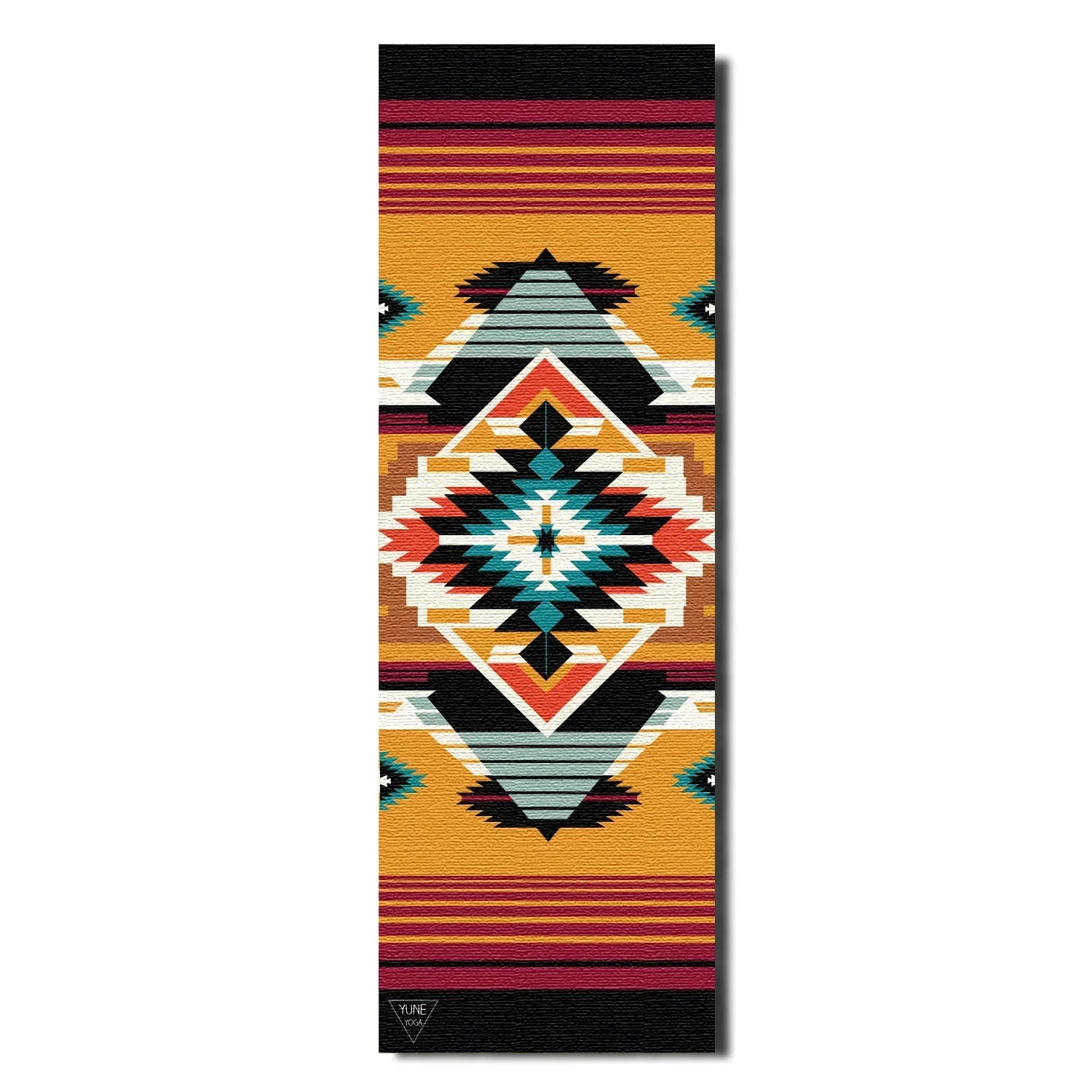 Coyote Falls Yoga Mat – 6 mm Extra Thick, Double-Sided Non-Slip, Eco-Friendly PER with UV-Printed Canyon Design | Yune Yoga-0