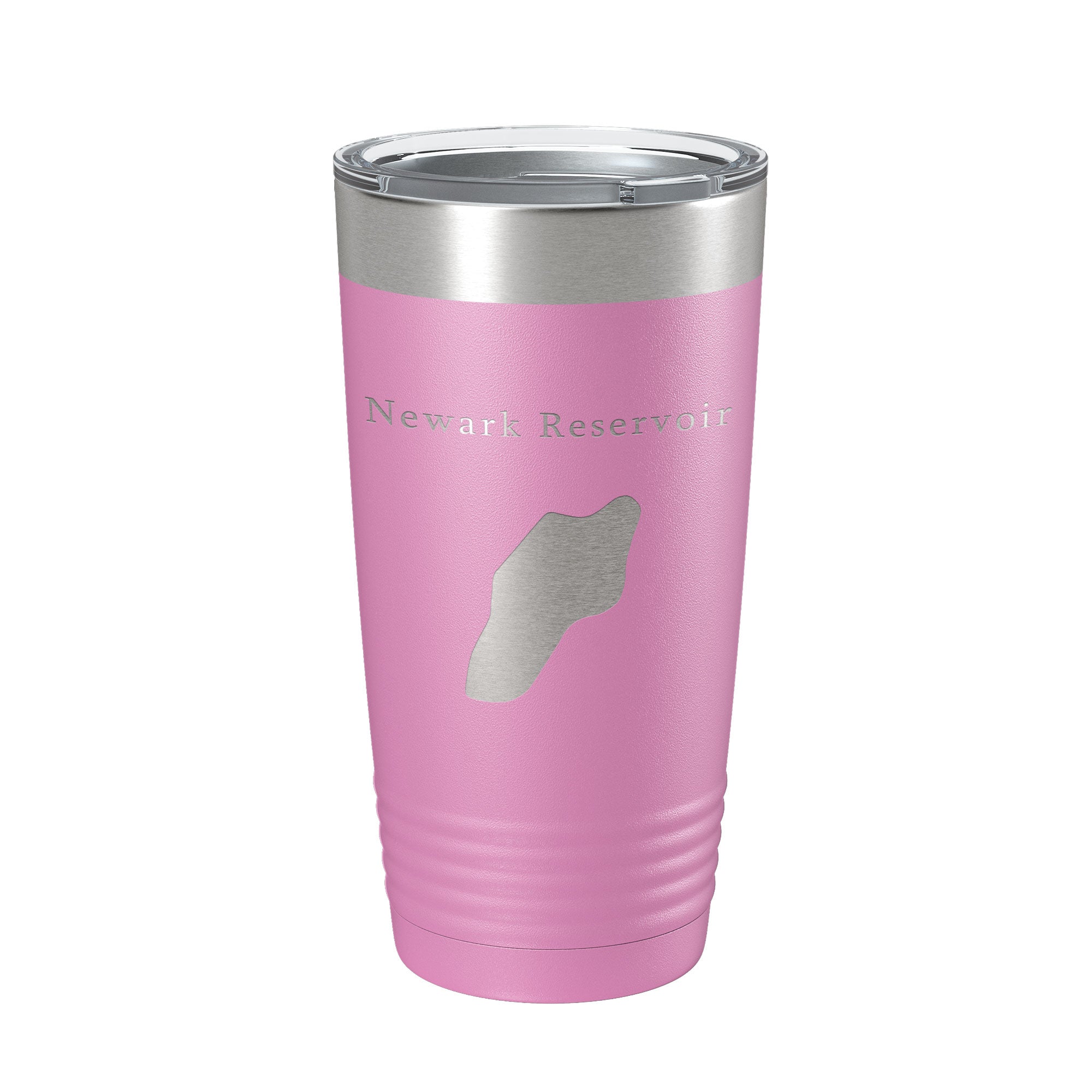 Newark Reservoir Tumbler Lake Map Travel Mug Insulated Laser Engraved Coffee Cup Delaware 20 oz-14