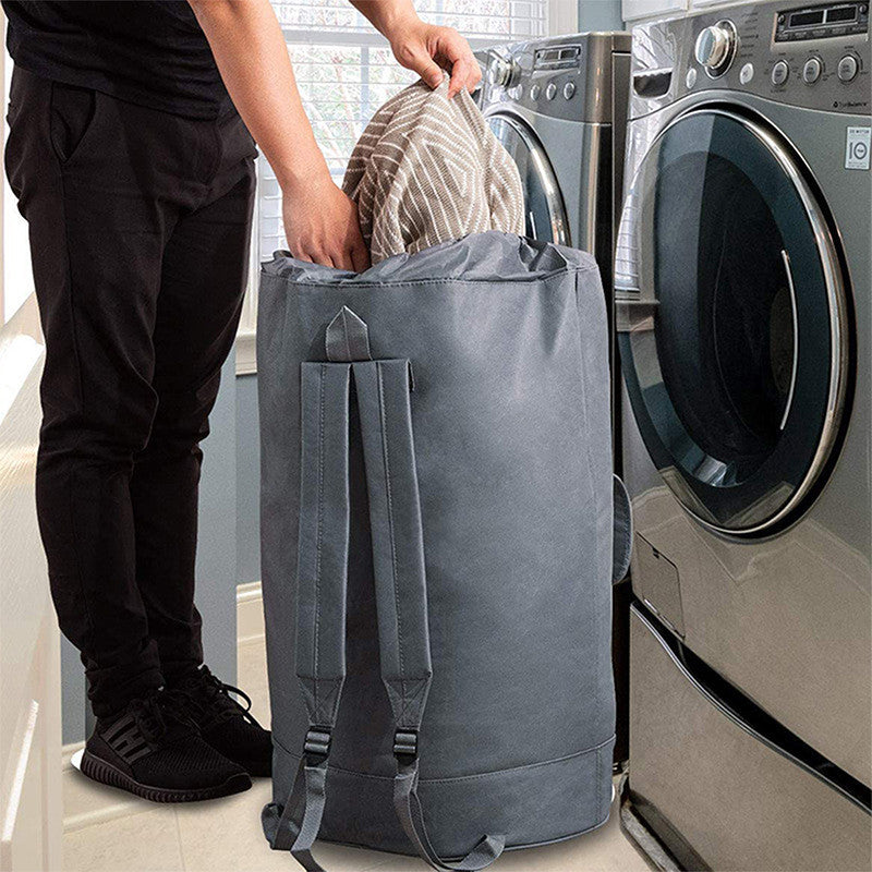 Portable Oxford Fabric Drawstring Laundry Bag