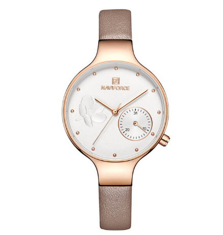 Multifunctional Quartz Leather Strap Watch