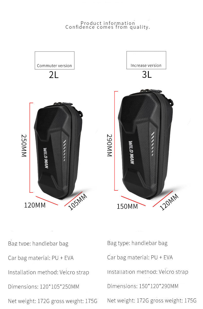 Xiaomi Electric Scooter Hard Shell Waterproof Front Bag