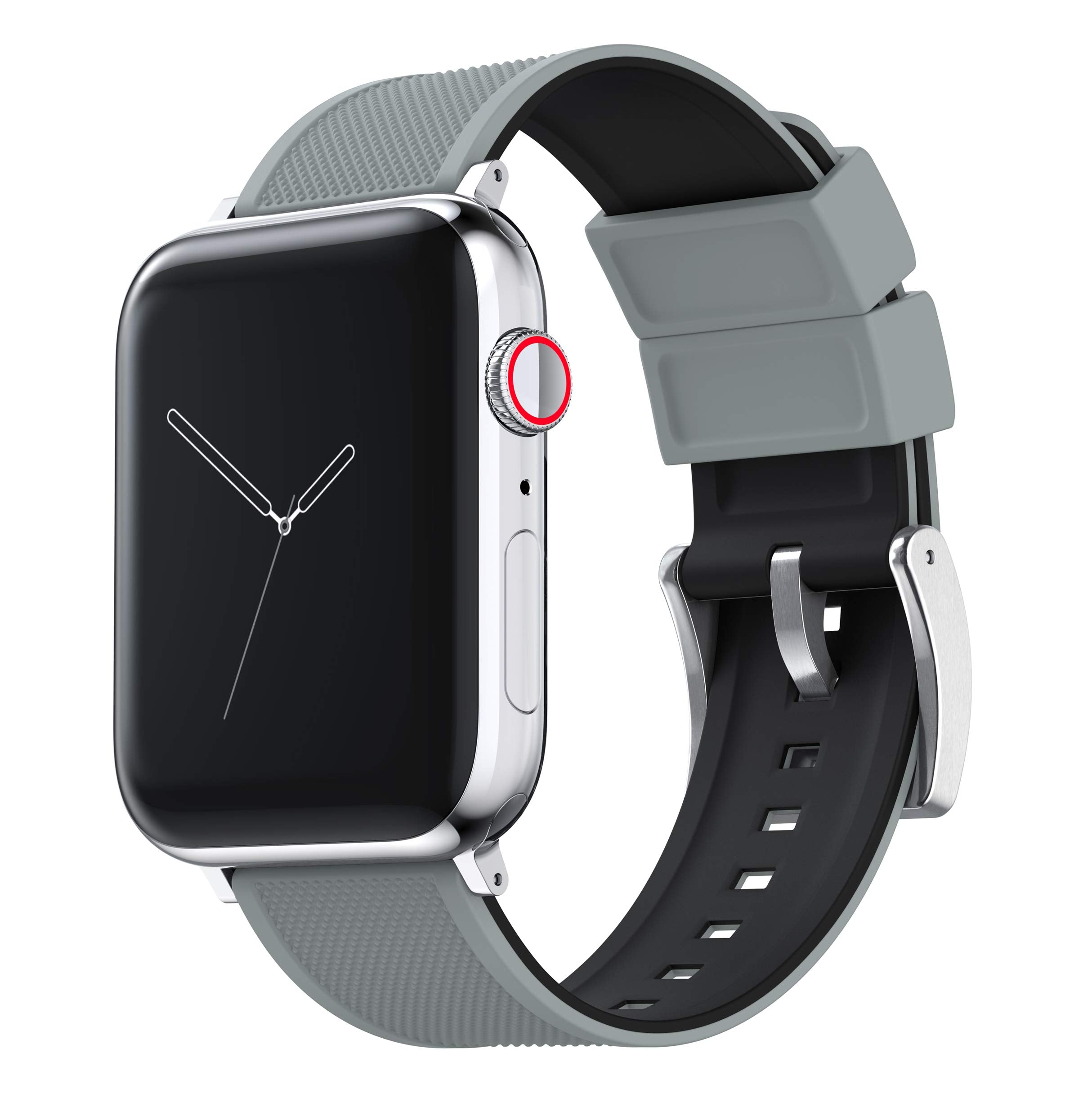BARTON WATCH BANDS - Elite Silicone Watch Bands Compatible with Apple Watch Models - 1, 2, 3, 4, 5, 6, 7, 8, 9, 10, SE, Ultra & Ultra 2