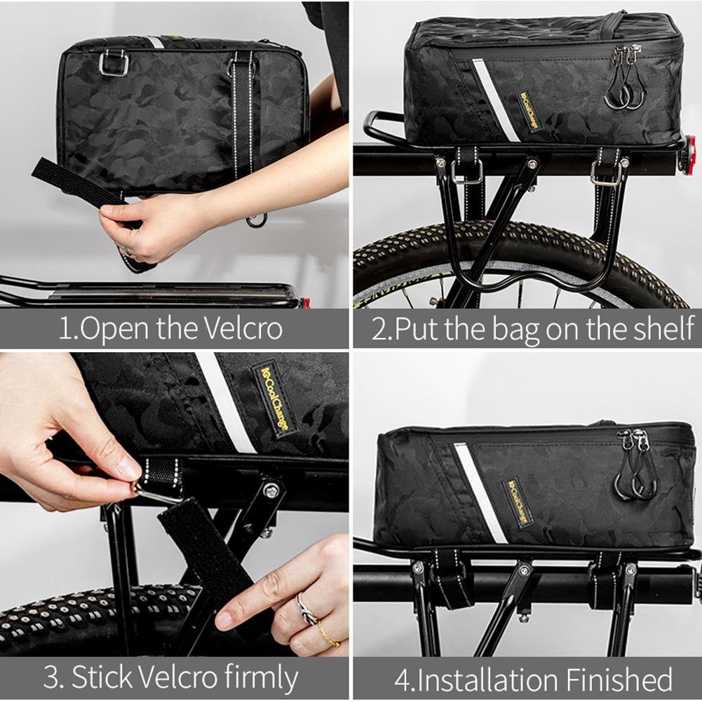 Electric Folding Rear Bike Bag for Mountain Bikes