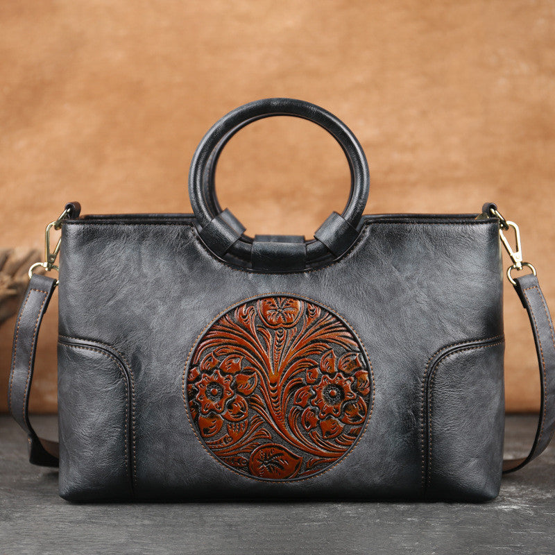 Slant Crossbody Handbag with One Shoulder Strap