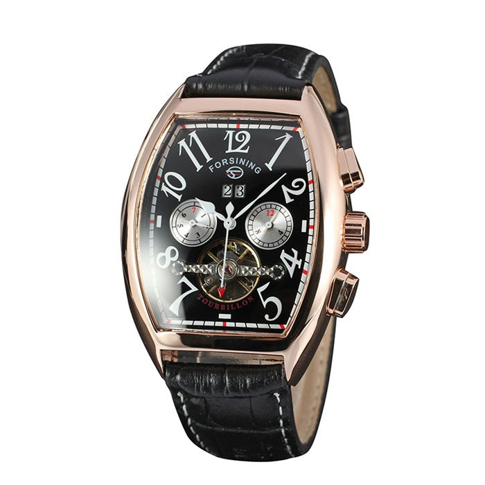 FORSINING Automatic Leather Strap Watch