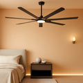 72Inch Industrial Ceiling Fan With Dimmable Lights-0