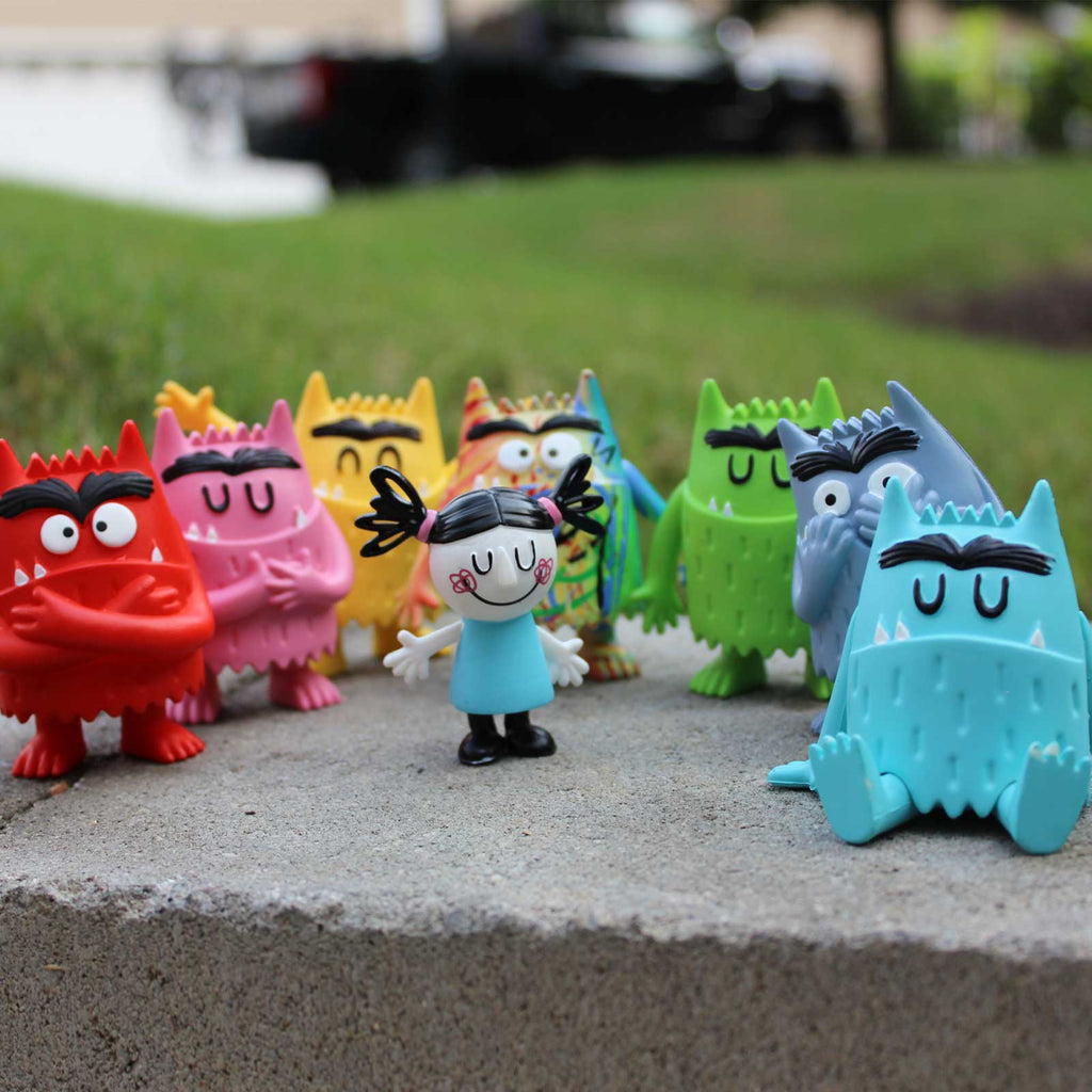 The Color Monster Set of 8 Figurines-4