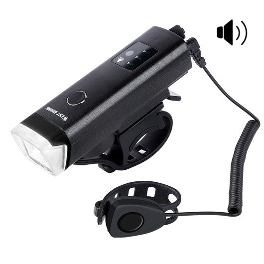 West Biking Rechargeable Front Light for Mountain Bikes