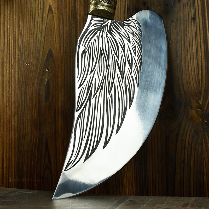 Handcrafted Dual-Use Bone and Slicing Knife for Kitchen