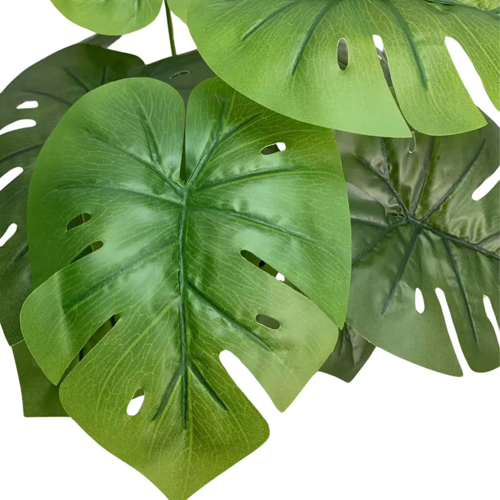 Split Philodendron Monstera Artificial Topiary Set of 8 20in-4