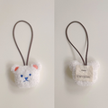 Cute Bear Name Tag Key Chain Pendant for Kids