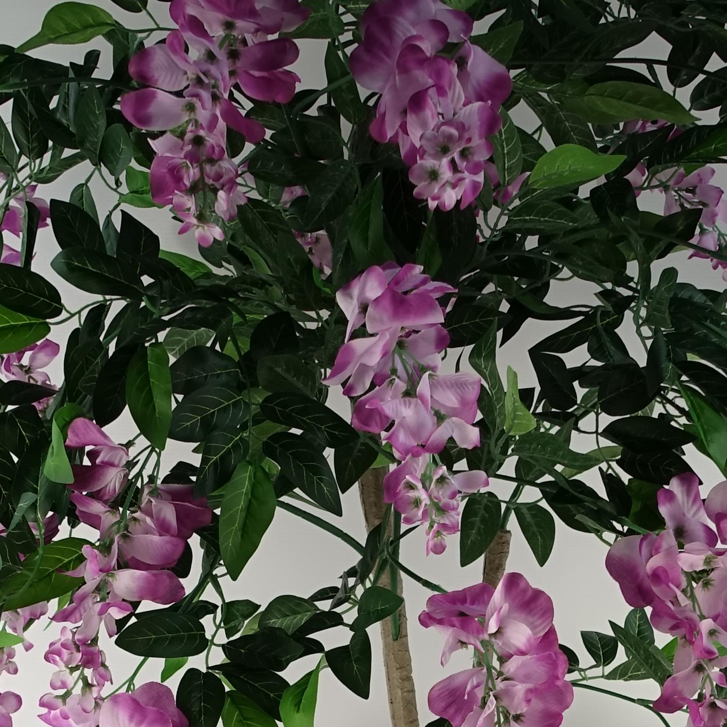 Artificial Wisteria Tree 150cm Artificial Purple Pink