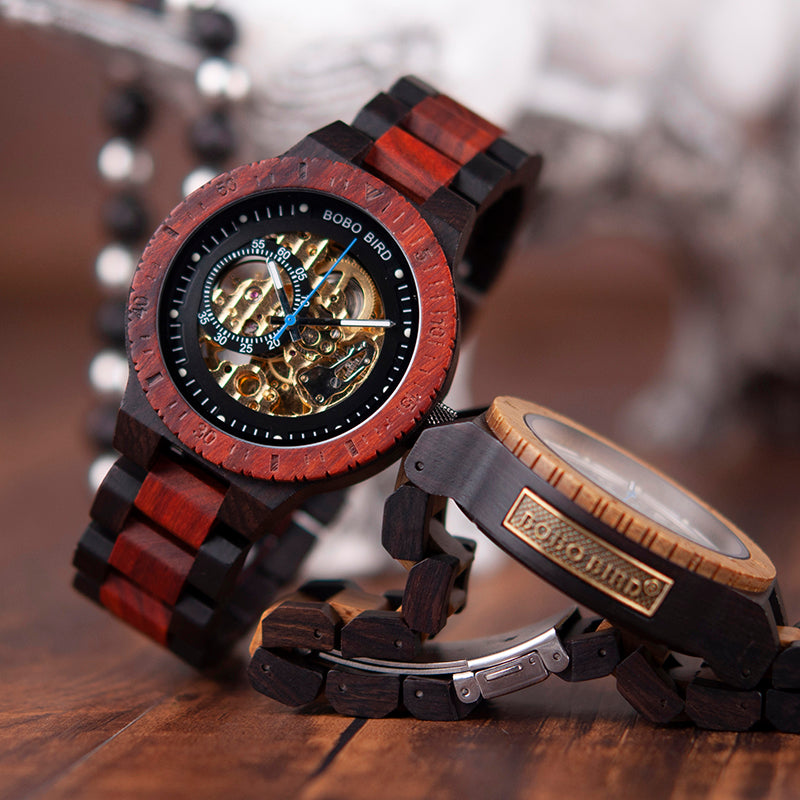 BOBOBIRD Automatic Wooden Watch (Timepiece)