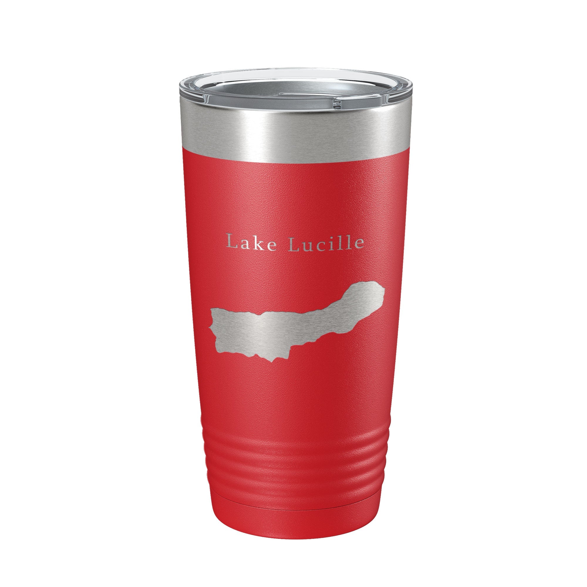 Lake Lucille Map Tumbler Travel Mug Insulated Laser Engraved Coffee Cup Alaska 20 oz-10
