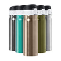 OGGI Caliber Stainless Steel Travel Water Bottle- Insulated Coffee Mug Metal Water Bottle Sports Bottle Water Flask Travel Bottles 17oz Champagne