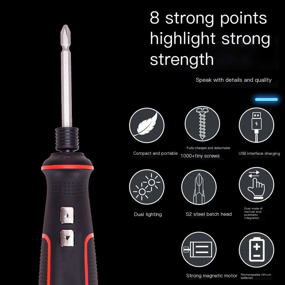 3.6V Mini Electric Screwdriver with Multi-Function