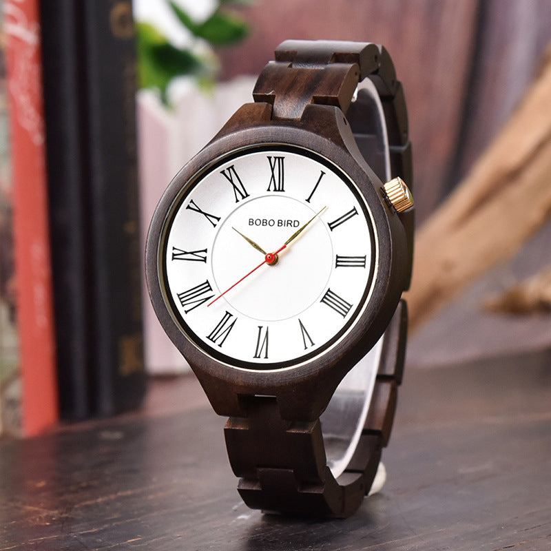 All-Wood Waterproof Quartz Watch