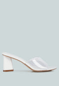 Eugnie Clear Straps Block Heel Sandals-5