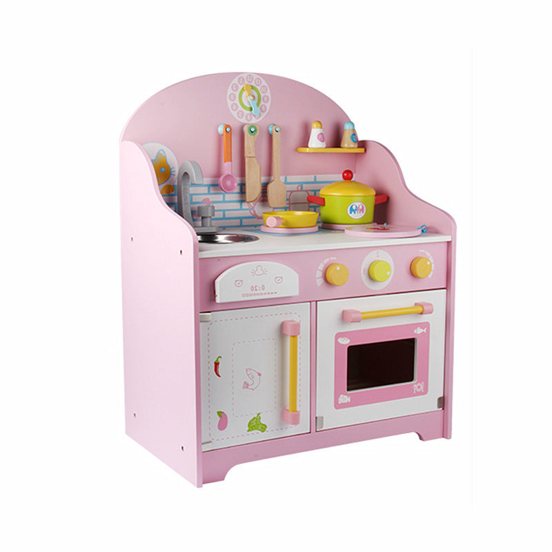Japanese Kitchen Toy Set - Wooden Cooking & Fruit Cutting