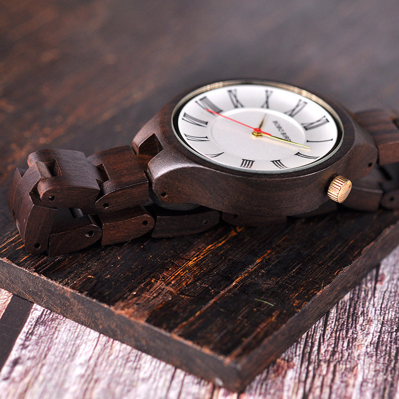 All-Wood Waterproof Quartz Watch