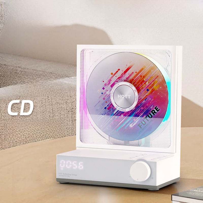 HOTT Retro CD Player with Bluetooth Speaker Gift Set