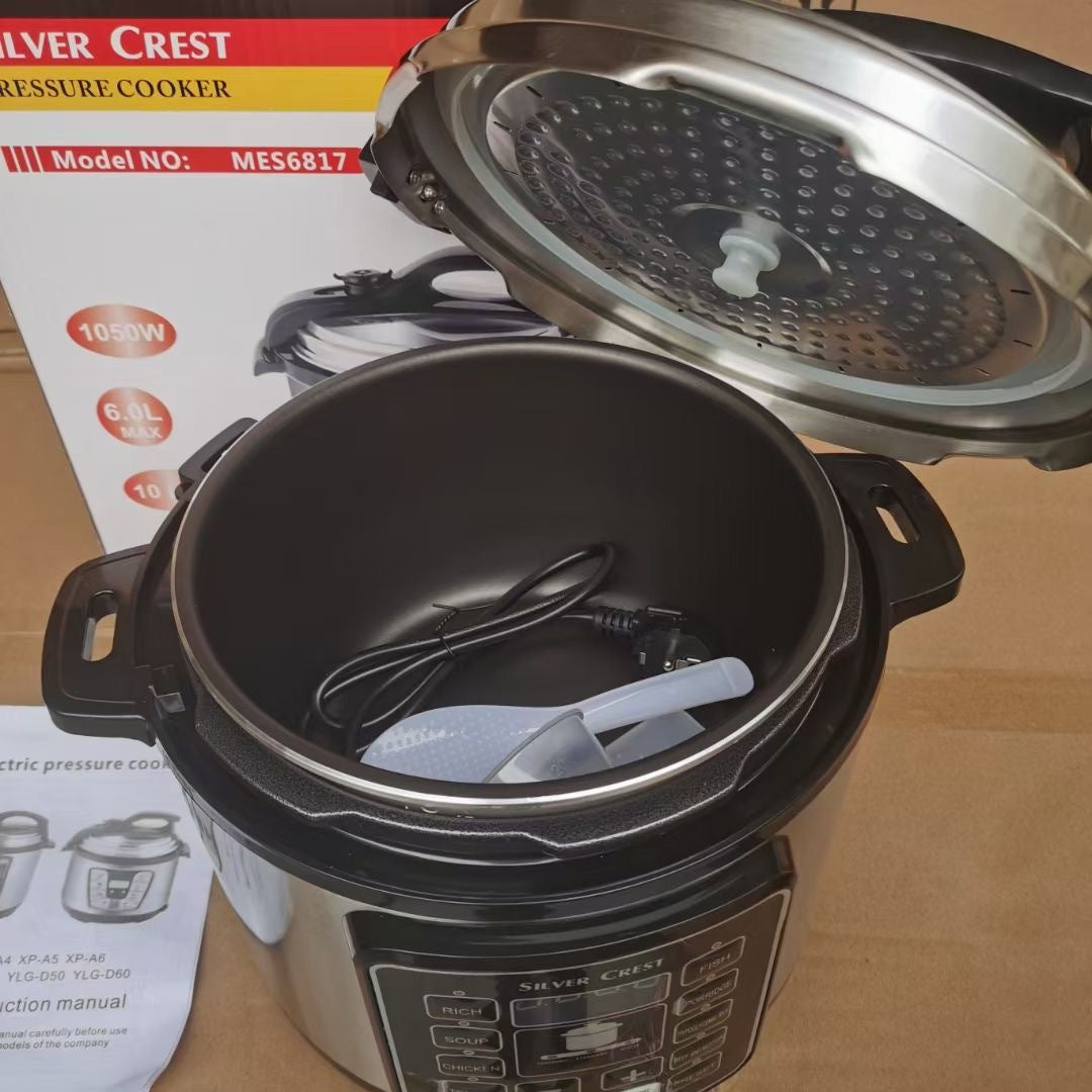 6L Multifunctional Electric Pressure Cooker (Non-Stick)