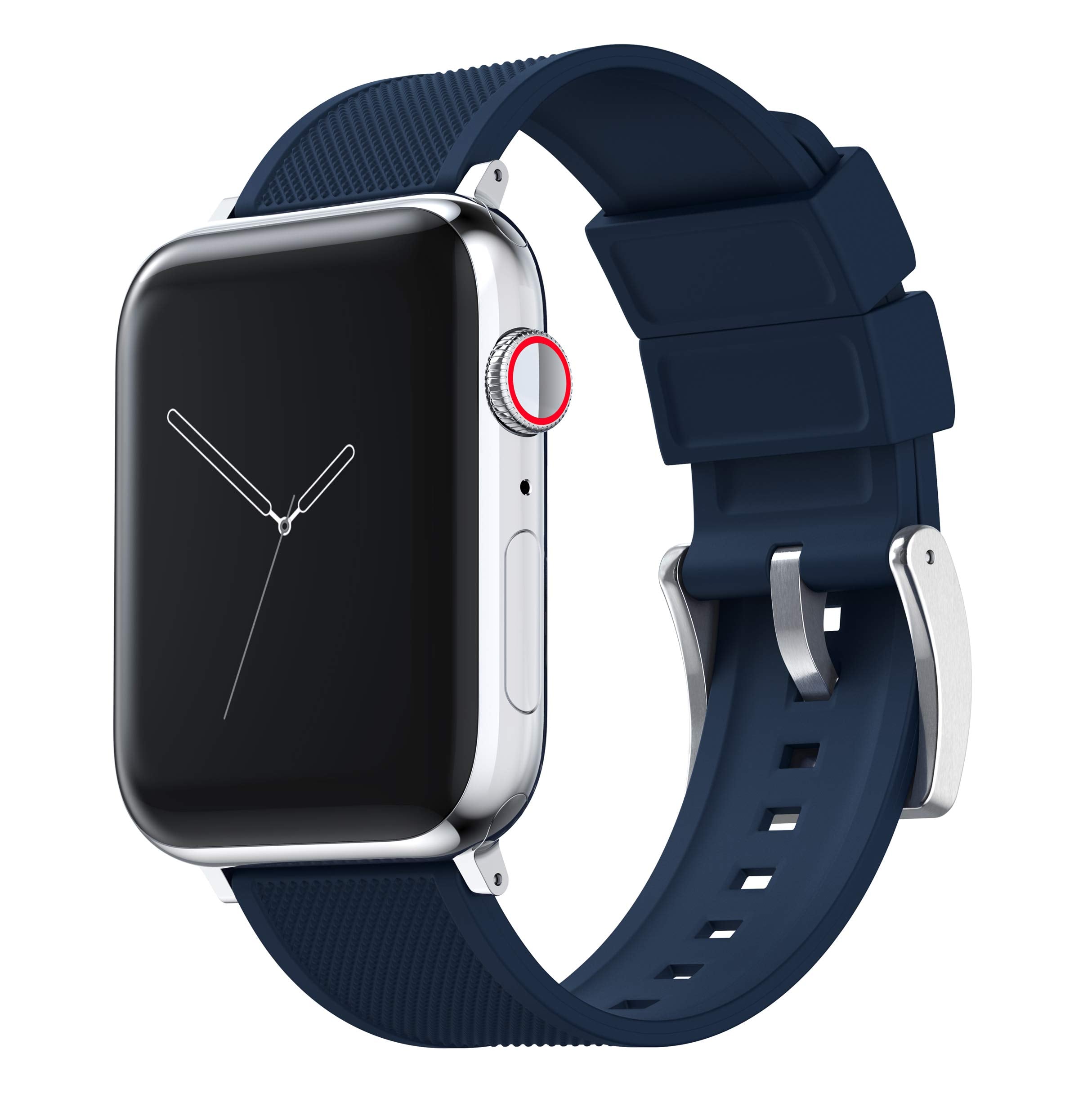 BARTON WATCH BANDS - Elite Silicone Watch Bands Compatible with Apple Watch Models - 1, 2, 3, 4, 5, 6, 7, 8, 9, 10, SE, Ultra & Ultra 2